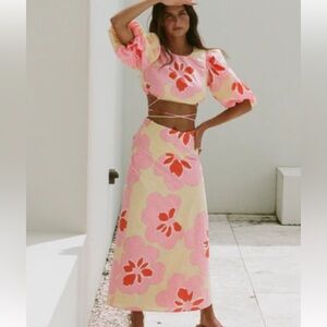 Sabo skirt floral set